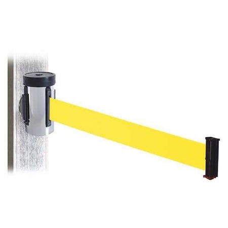 Belt Barrier, Satin SS, Yellow Belt, 10ft.L MPN:WH700SS-YW-MM