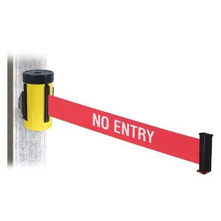 Belt Barrier, Ylw, No Entry, Rd/Wt Txt Belt MPN:WH700YW-NE-MM