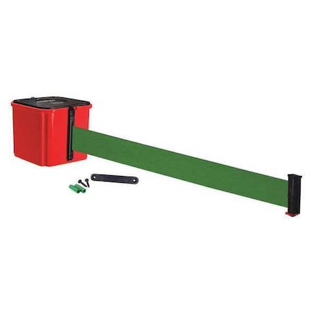 Belt Barrier, 30 ft. Belt L, Green Belt MPN:WM412RD30-GN-RE