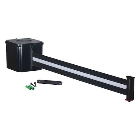 Retractable Belt Barrier, Black/White MPN:WM412SB20-BW-RE