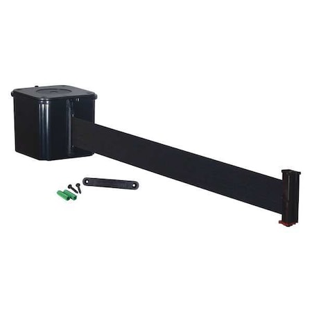 Retractable Belt Barrier, 30 ft., Black MPN:WM412SB30-BK-RE