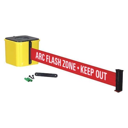 Retractable Belt Barrier, Yellow, 14 ft. MPN:WM412YW15-ARC-RE