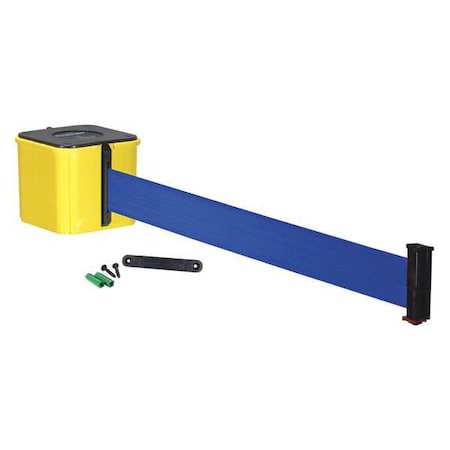 Retractable Belt Barrier, 15 ft., 4-1/2inW MPN:WM412YW15-BL-RE