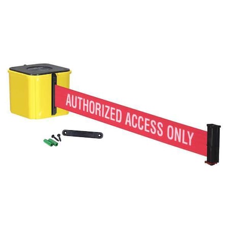 Retractable Belt Barrier, Yellow, 20 ft. MPN:WM412YW20-AAO-RE