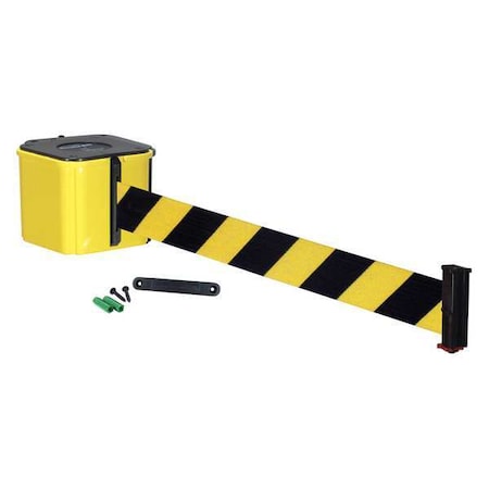 Wall Barrier, 30ft Black/Yellow Belt MPN:WM412YW30-BYD-RE