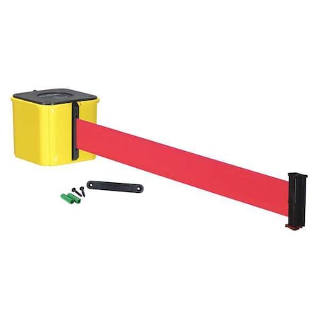 Retractable Belt Barrier, 30 ft., Red MPN:WM412YW30-RD-RE