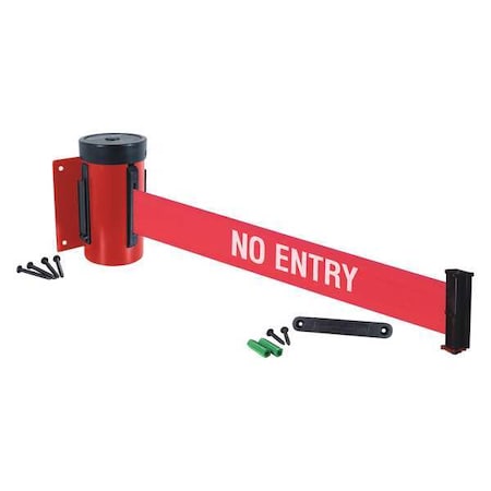 Retractable Belt Barrier, 10 ft., Red MPN:WM700RD-NE-RE