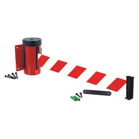 Retractable Belt Barrier, 10 ft., Red MPN:WM700RD-RWD-RE