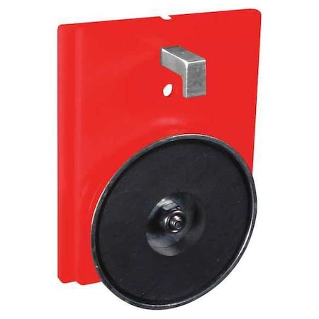 Wall Mount Plate, Red, 3 in Length, Red MPN:WP412M-RD