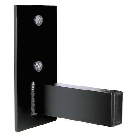 Wall Mounted Bracket, Aluminum, 8 in Height, 4 in Length, 1 lb, Black MPN:WP6500SB