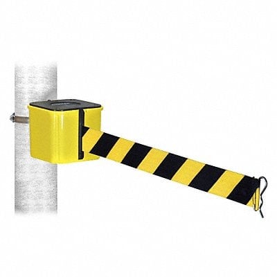 Warehouse Barrier 25ft Black/Yellow Belt MPN:WH412YW25-BYD-HC