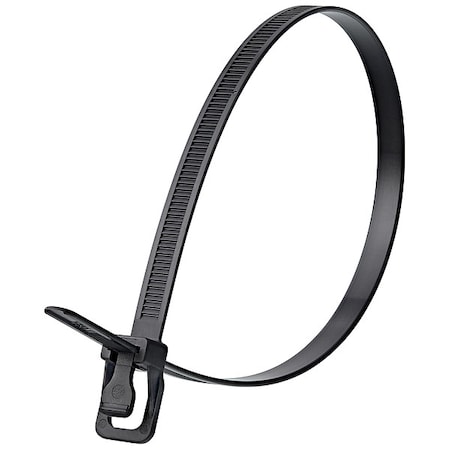 Cable Tie, 36 in L, 11 in Max Bundle Dia., Black, Nylon 6/6, 175 lb Strength, 10 PK MPN:PRT-S36BK-DA