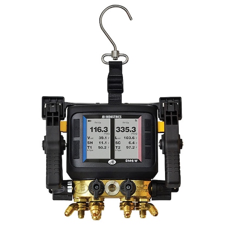 Valve wireless digital manifold, Brass/SS MPN:DM4-RW