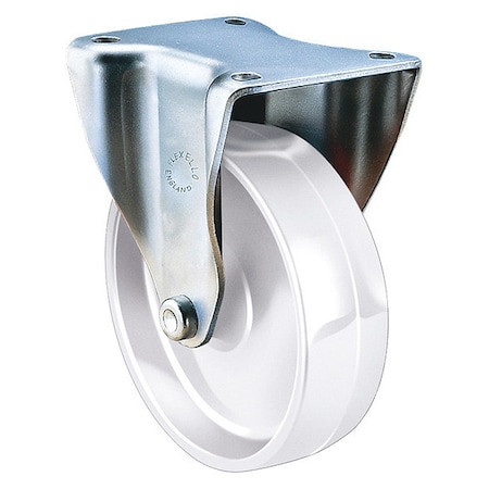 Rigid Caster Metric Plate, Nylon Wheel P MPN:529-NY