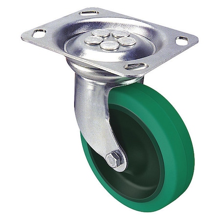 Swivel Caster With Green Rubber Wheel, 4 MPN:TS4 100 GR1E