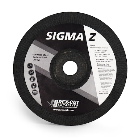 Sigma Z, Depressed Center Grinding Wheel MPN:730033
