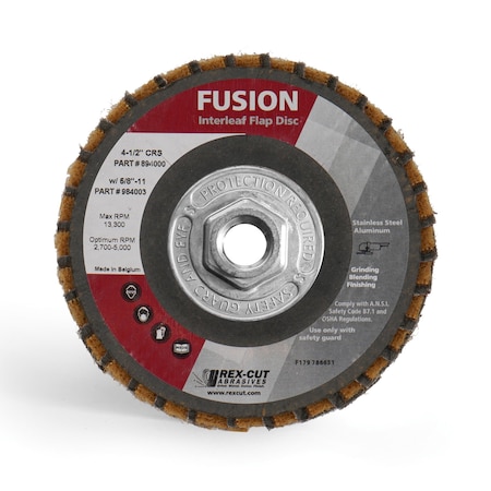 Fusion Flap Disc 4 1/2 x 5/8-11 T29 Fusi MPN:894003