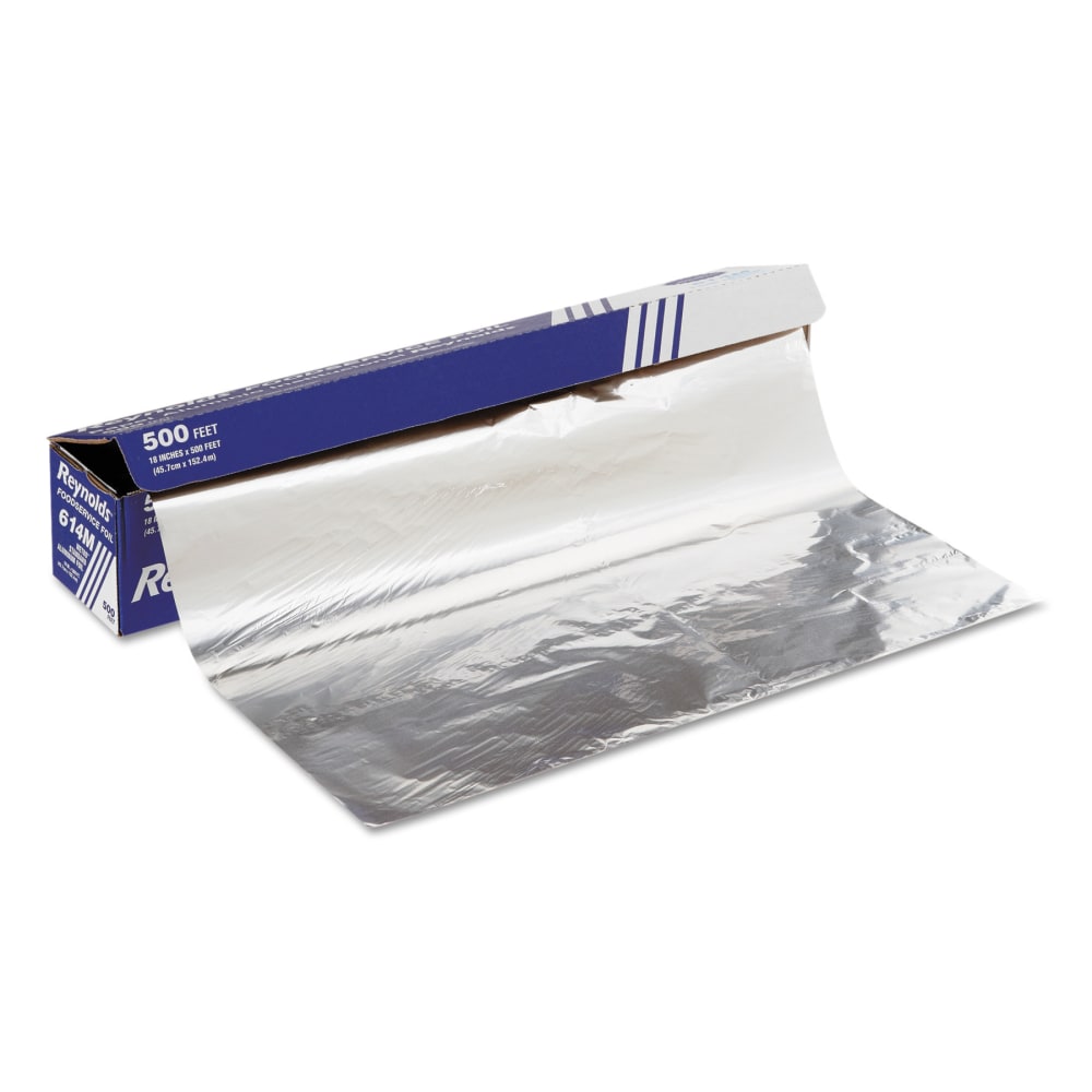 Reynolds Wrap Metro Aluminum Foil, 18in x 500ft, Silver MPN:614M
