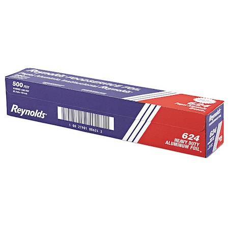Foil Roll, Aluminum, Heavy Duty, 500 ft, 18