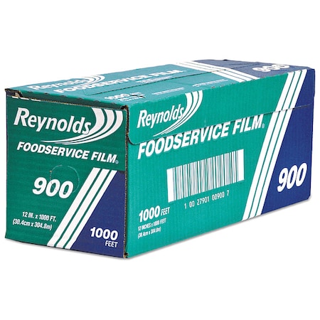 Film Wrap, Plastic, Standard, 1000 ft., 12