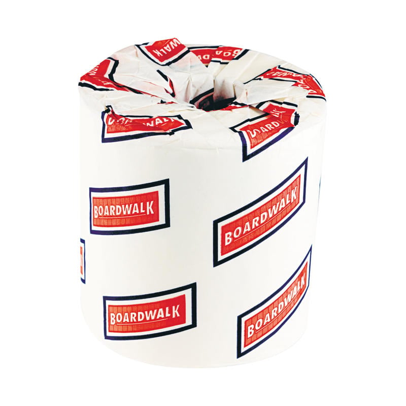 Boardwalk 2-Ply Septic Safe Toilet Tissue, White, 500 Sheets per Roll, Case of 96 Rolls MPN:6180