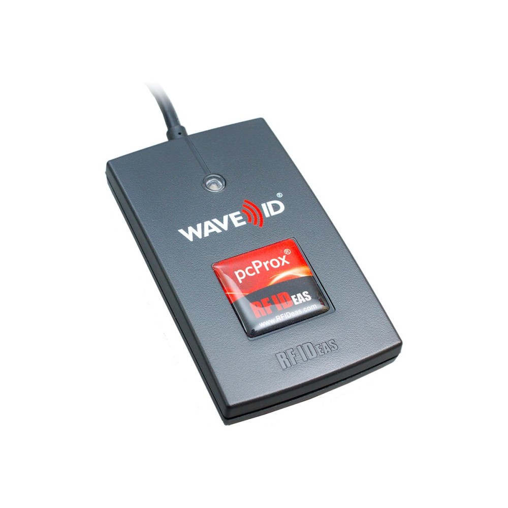 rf IDEAS WAVE ID Solo Keystroke CASI-RUSCO Black Reader - RF proximity reader - USB MPN:RDR-6281AKU