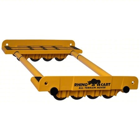 GnrlPrpsDlly, 5in, 18in, Ylw, Polypr, 2000lb MPN:RC-1P-G-RBR
