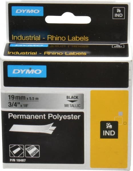Metallic Tape: 18', Polyester, Metallized Silver MPN:18487