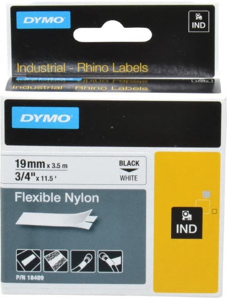 Flexible Tape: 11.5', Nylon, White MPN:18489