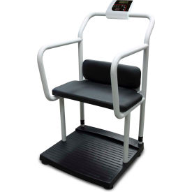 Rice Lake 250-10-4BLE Bariatric Handrail & Chair Scale with Bluetooth BLE 4.0 1000 lb x 0.2 lb 194734
