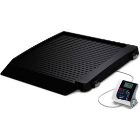 Rice Lake 350-10-7BLE Single-Ramp Wheelchair Platform Scale with Bluetooth BLE 4.0 1000 lb x 0.2 lb 194738