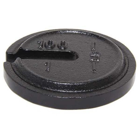 Weight, Slotted, 100x1lb, Cast Iron, Class7 MPN:10156