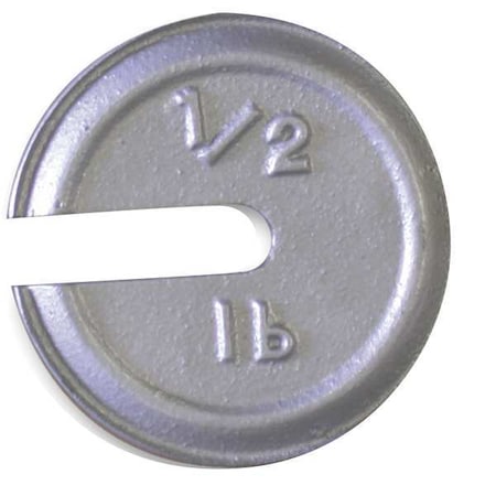 Calibration Weight, Cast Iron, 0.5lb, Slott MPN:12837