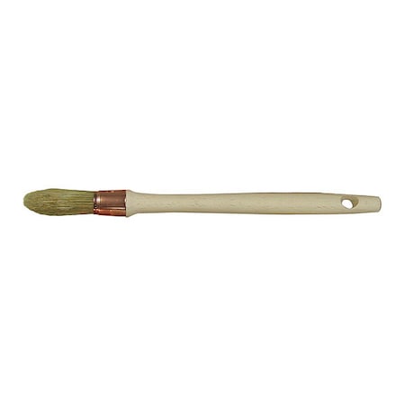 Wood Trim Brush, Round, 3/4