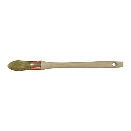Wood Trim Brush, Round, 7/8