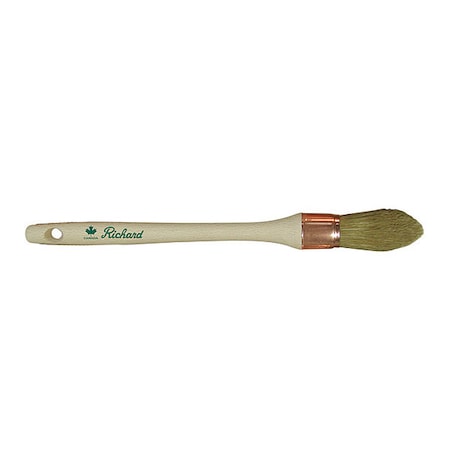Wood Trim Brush, Round, 1
