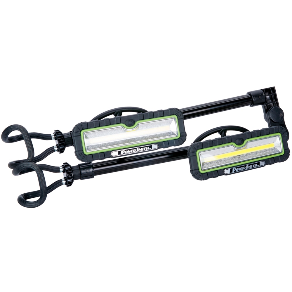 PowerSmith 2, 400-Lumen Dual-Head LED Rechargeable Underhood Light With Expandable Hood Bracket, 13W, Black MPN:PWLRD024UH