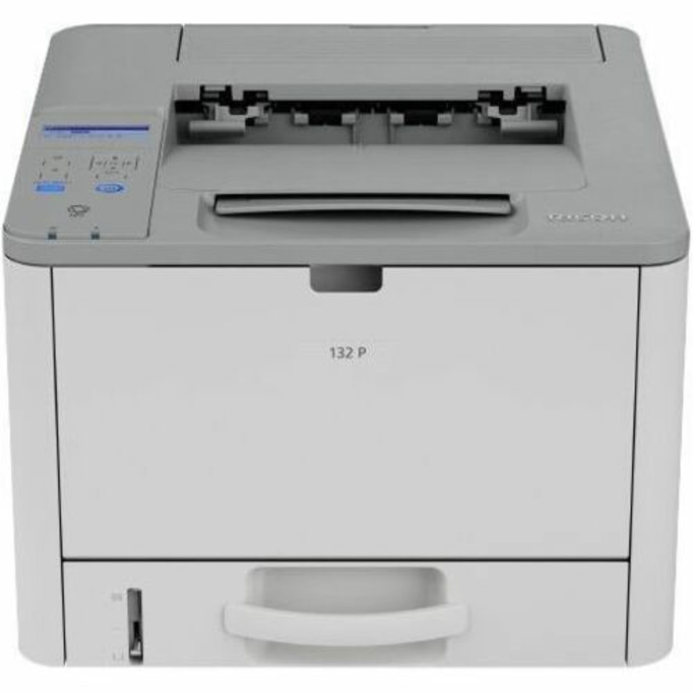 Ricoh 132 p Desktop Wired Laser Printer - Monochrome - 34 ppm Mono - 1200x 1200 dpi Print - 300 Sheets Input - 434055 MPN:434055