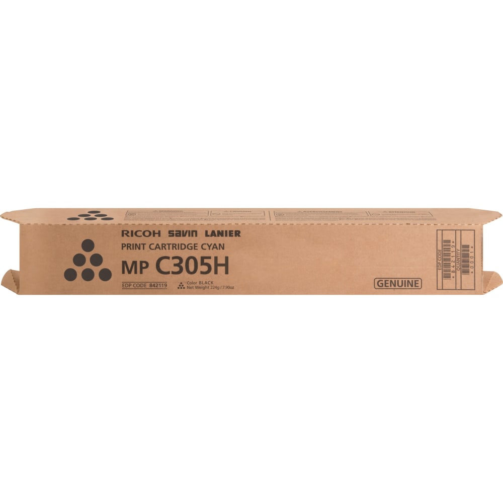 Ricoh MP C305H - 224 ml - black - original - ink cartridge - for Gestetner MP C305; Nashuatec MP C305; NRG MP C305; Rex Rotary MP C305; Ricoh MP C305 MPN:842119