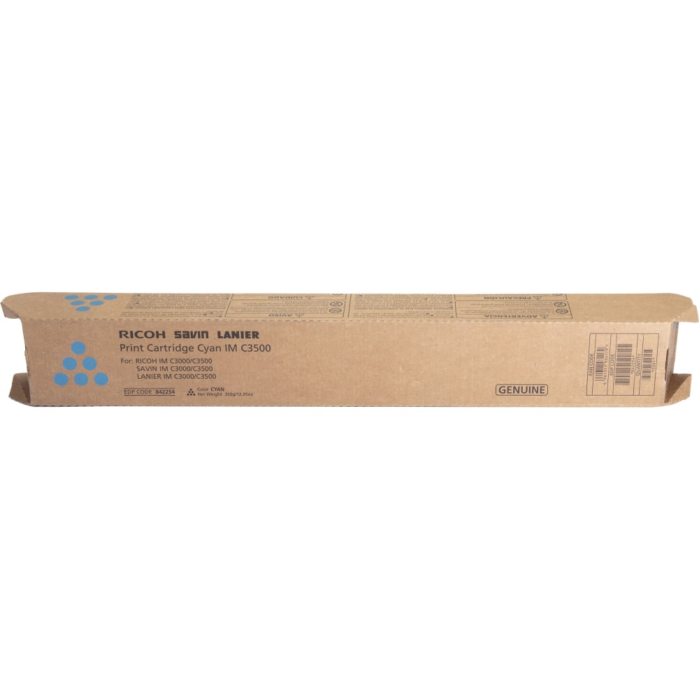 Ricoh Crtdg, Lsr, 3000, 3500, Cyn, 19K, 842254 MPN:842254