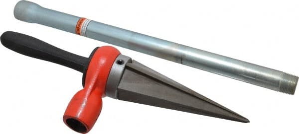 1/8 to 2 Pipe Capacity, Straight Pipe Reamer with Handle MPN:34945
