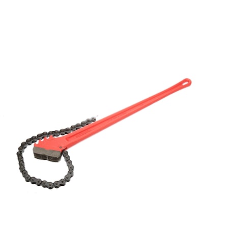 Chain Wrench, 7 1/2 in Outside Dia, 29 in Chain L, 36 in Handle L, Alloy Steel MPN:31330