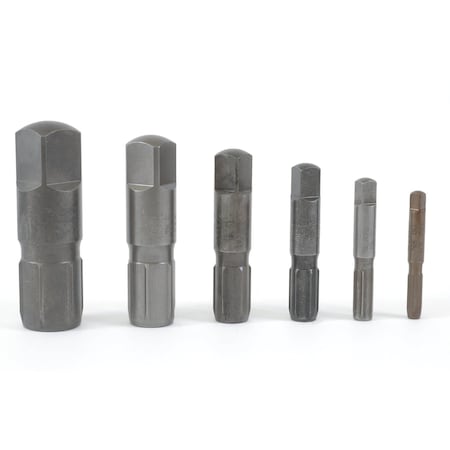 6 Piece Pipe Extractor Set for 1/8