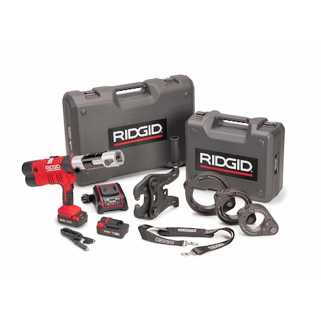 RP 342-XL Cordless Press Tool Kit with Z3 Actuator, MegaPress XL Rings 2-1/2 in to 4 in, 18V MPN:65478