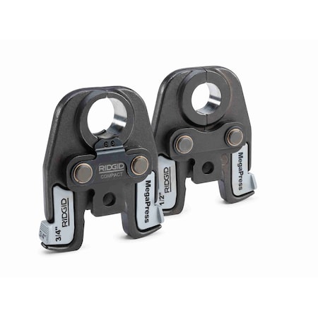 MegaPress Compact Jaw Set For 1/2 in to 1 in Steel/Black Iron Pipe MPN:66983