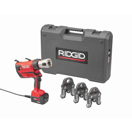 RP 350 Corded Press Tool Kit For 1/2 in to 1 in Carbon Steel/Copper/Stainless Steel, 18V MPN:67073