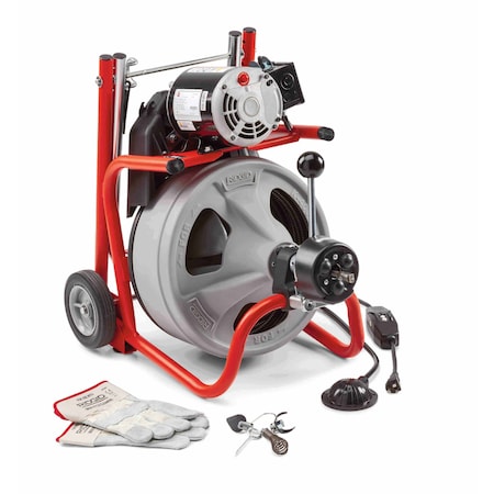 100 ft Corded Drain Cleaning Machine, 115V AC MPN:27008