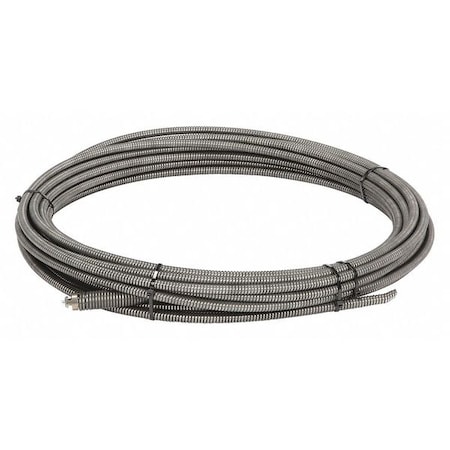 Drain Cleaning Cable, 1/2 in Dia, 75 ft L MPN:37862