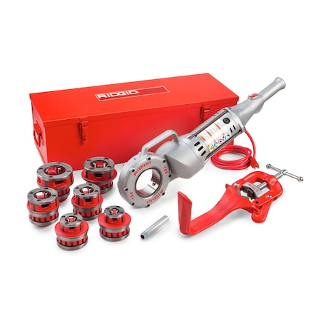 Pipe Threading and Cutting Machines, 1/8 in to 2 in, Rod: 1/4 in to 1 in Bolt: 1/4 in to 1 in MPN:45178