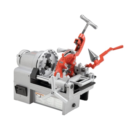 Pipe Threading and Cutting Machines, 1/4 in to 1-1/2 in, Rod: 5/16 in to 1 in Bolt: 5/16 in to 1 in MPN:61142